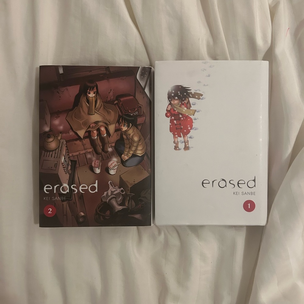 Erased Manga vol 1, 2